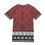 Thumbnail: Mother Africa Bogolan Patched Print Men's O-Neck T-Shirt | 190GSM Cotton