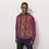 Thumbnail: Geometric Tribal Print Men's Heavy Fleece Sweatshirt