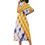 Thumbnail: Tie Dye Print Women's Elastic Waist Maxi Dress