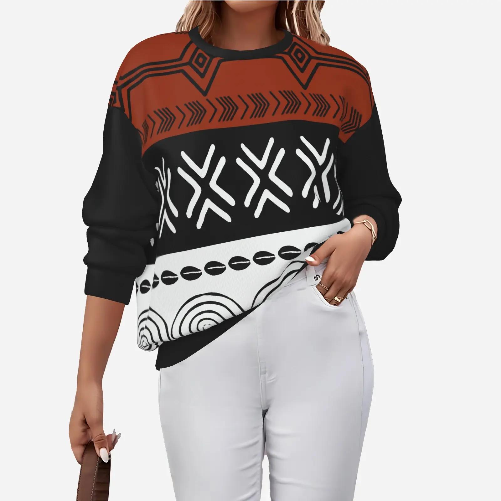 Mudcloth Women's Casual Sweatshirts