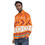 Thumbnail: Men's Lapel Collar Shirt With Concealed Placket African Geometric Pattern