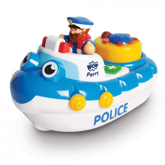 Police Boat Perry WOW Toys