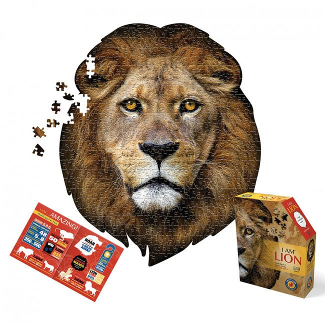 Lion Jigsaw Puzzle 550 Piece Shaped Puzzle