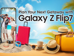 Plan Your Next Getaway with the Galaxy Z Flip7!