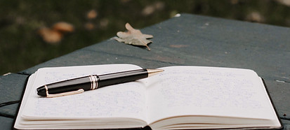 Notebook and Pen