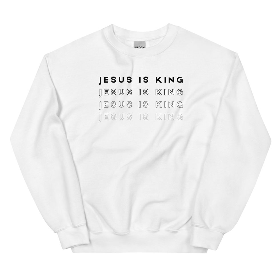 Thumbnail: Jesus is King Sweatshirt