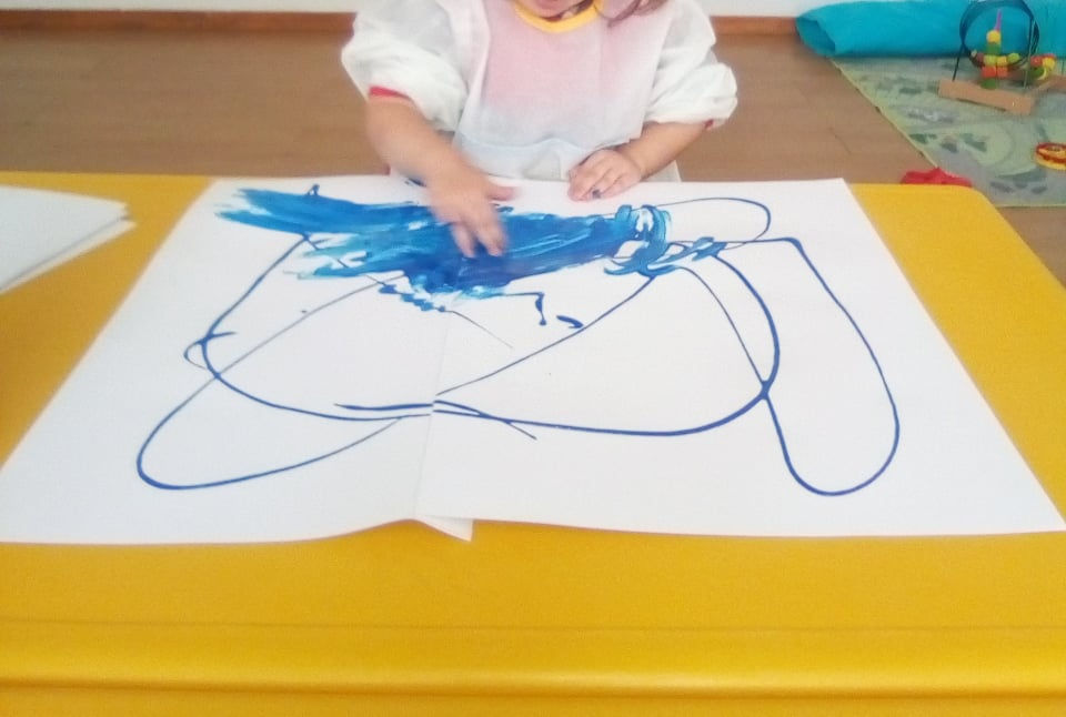 Adoramos pintar com as mãos!