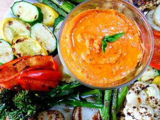 CARROT DUKKA DIP – Sip & Snack Saturday