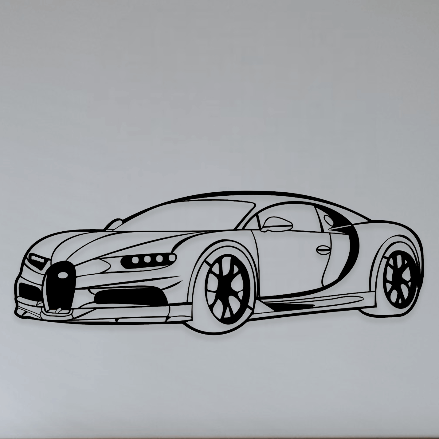 Tableau Bugatti Chiron Élégante Et Puissante