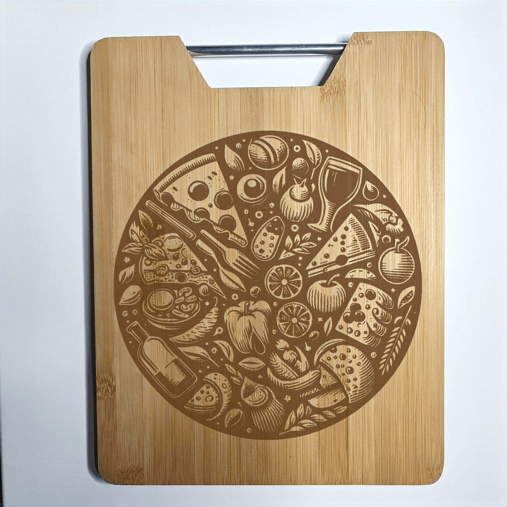 Nourriture en vrac - Planche à Découper Gravée