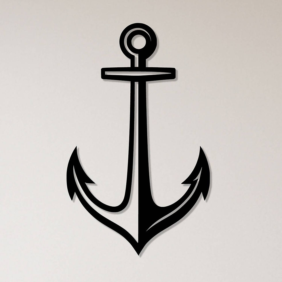 Tableau Ancre Marine - Style Épuré