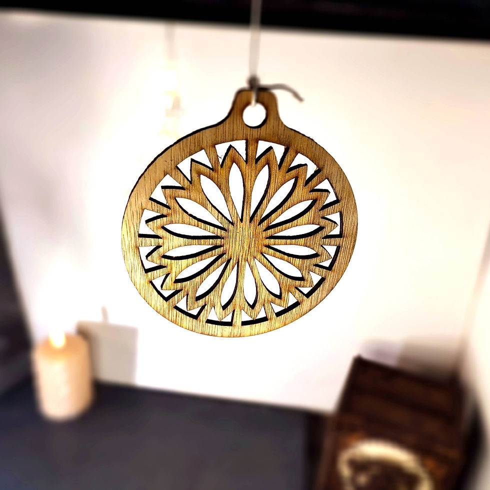 Miniature : Pack 10 boules de Noël découpées au laser