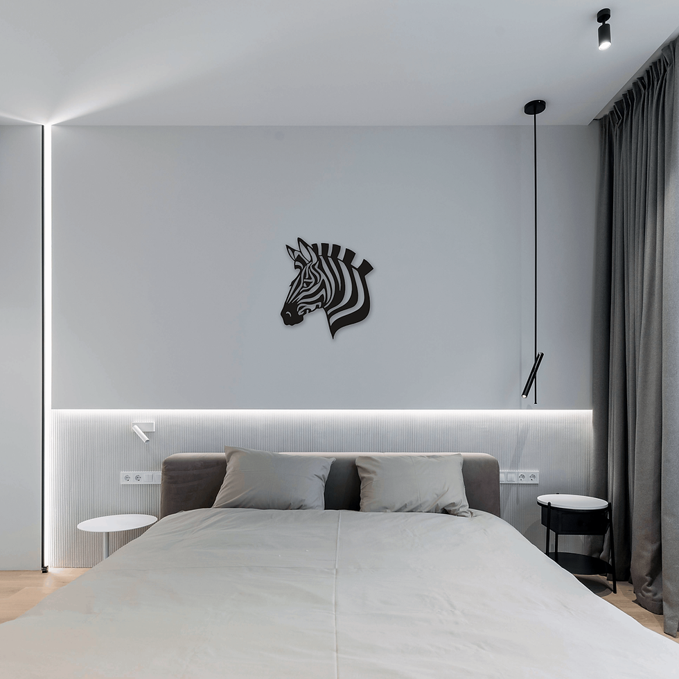 Tableau Tête de Zèbre – Décoration Murale Élégante et Naturelle