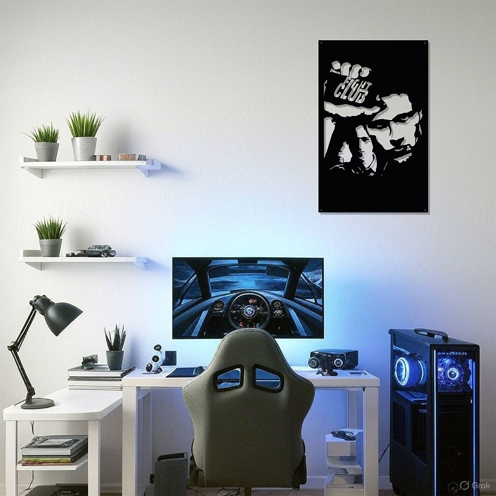 Tableau Film Culte Fight Club - Intense et Graphique