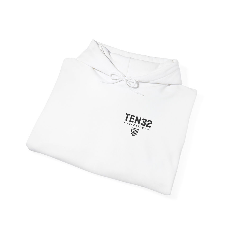 Thumbnail: Here I Am Send Me Hoodie — TEN32 Minimalist Christian Faith Sweatshirt