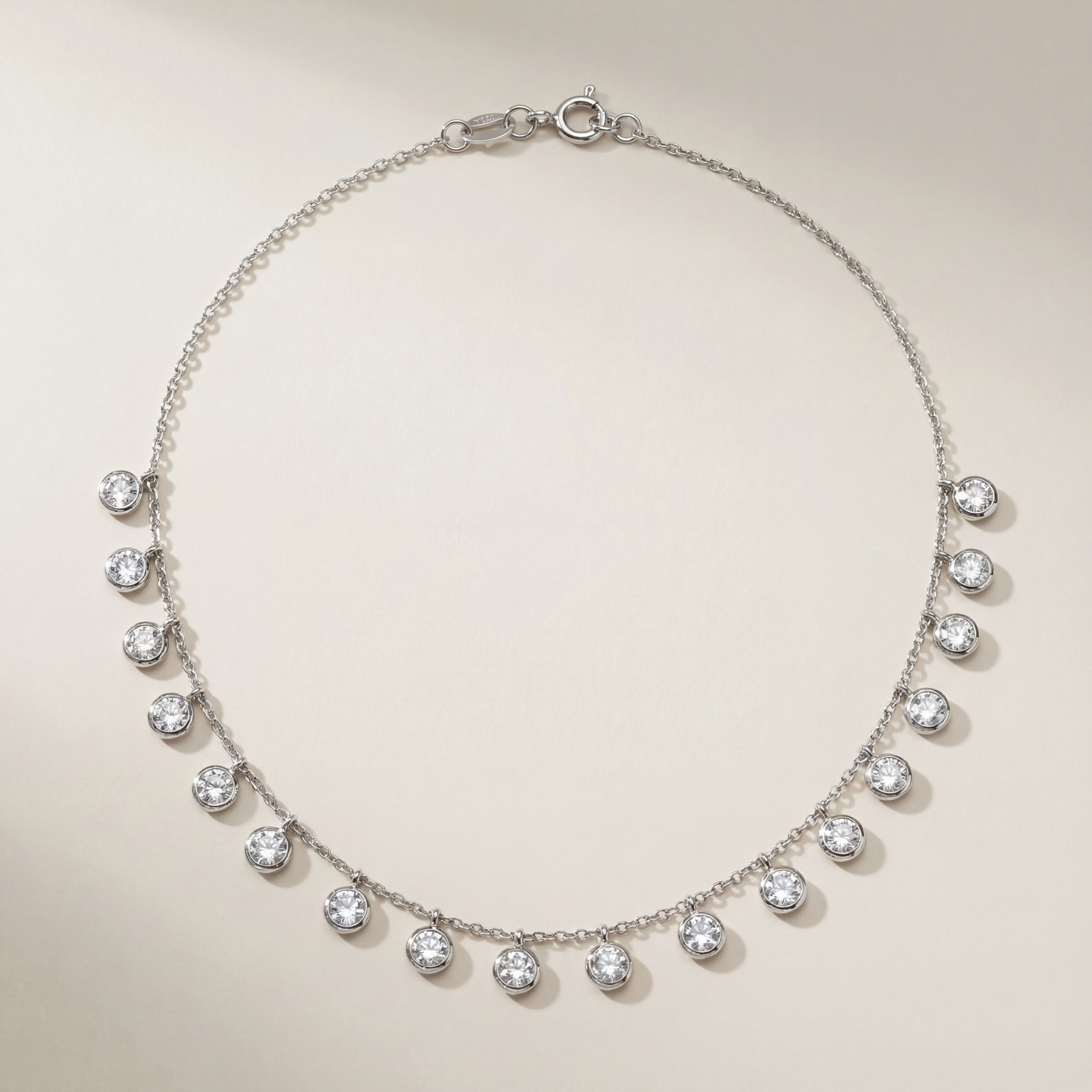 Намисто з цирконіями