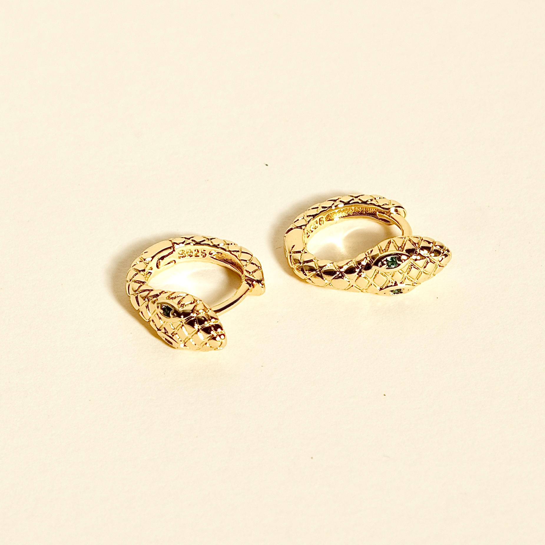 Сережки "Зміїна елегантність" – символ містичної сили