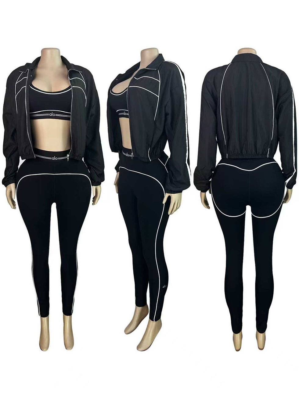 Thumbnail: 3pc Women Yoga Set 
