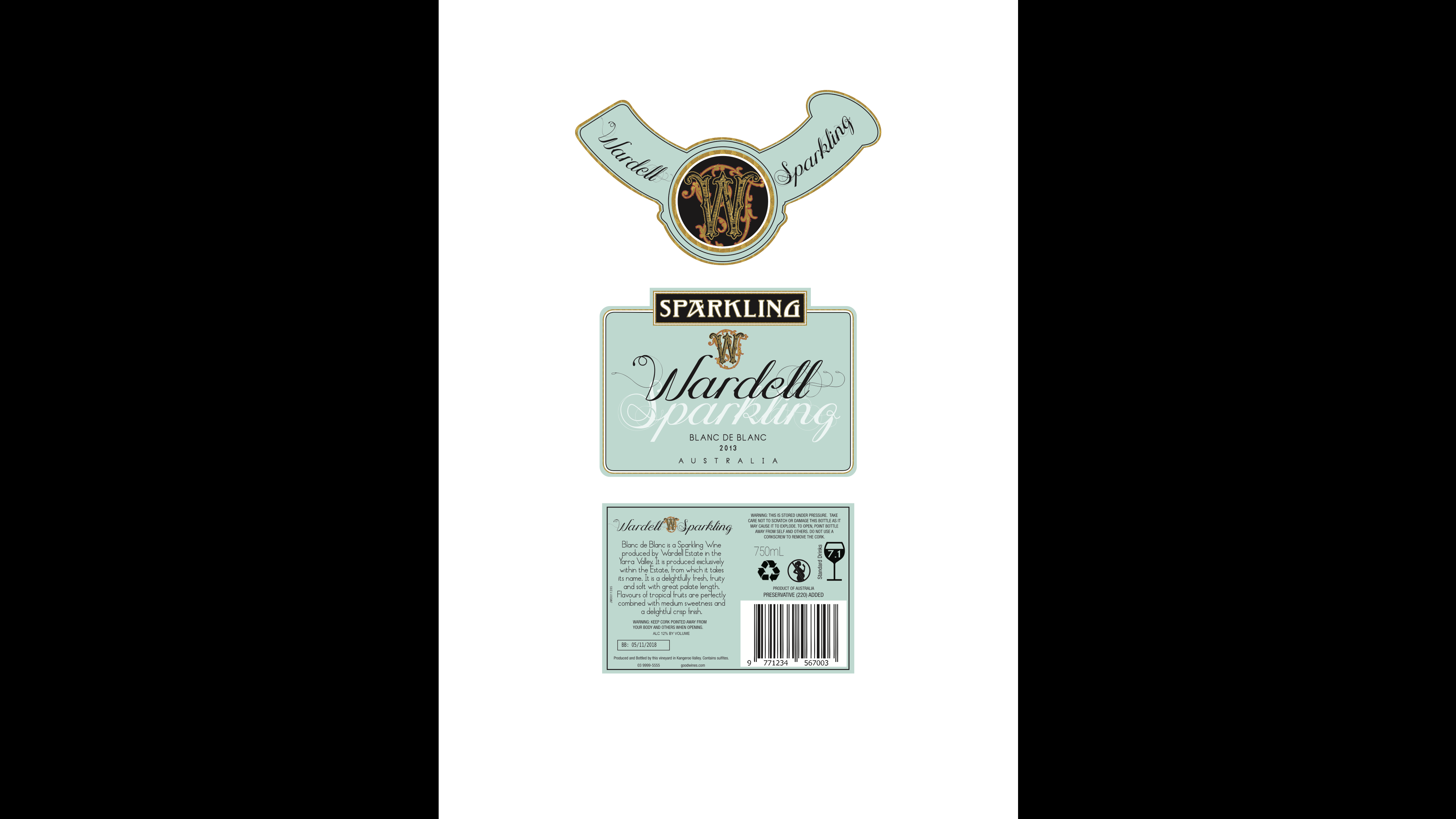 Sparkling Wine Label