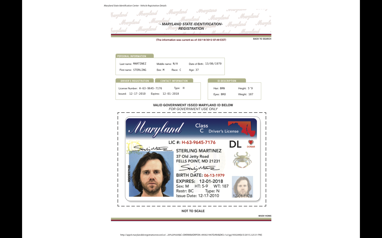Registration ID Search