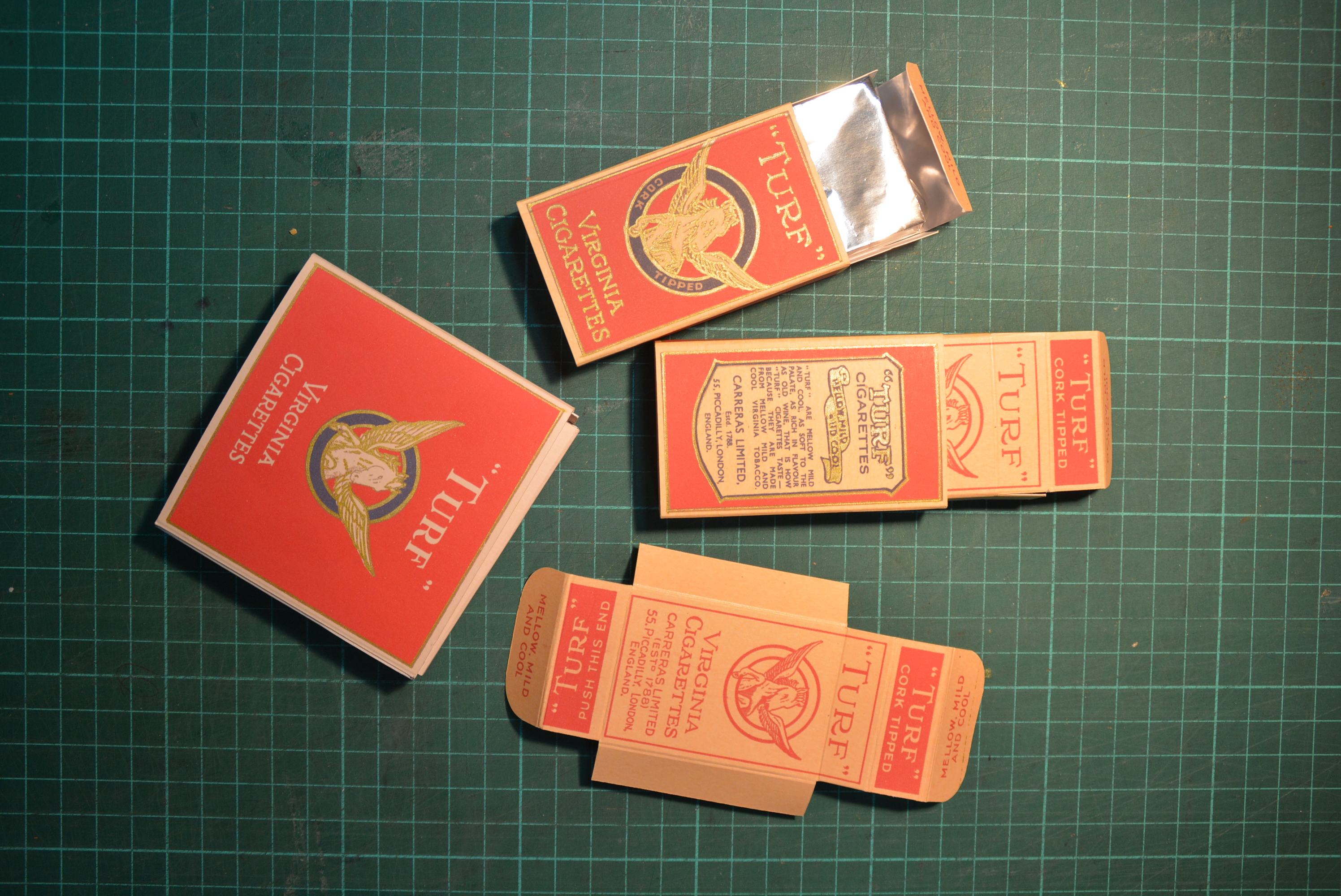 1920's Turf Cigarette Packs