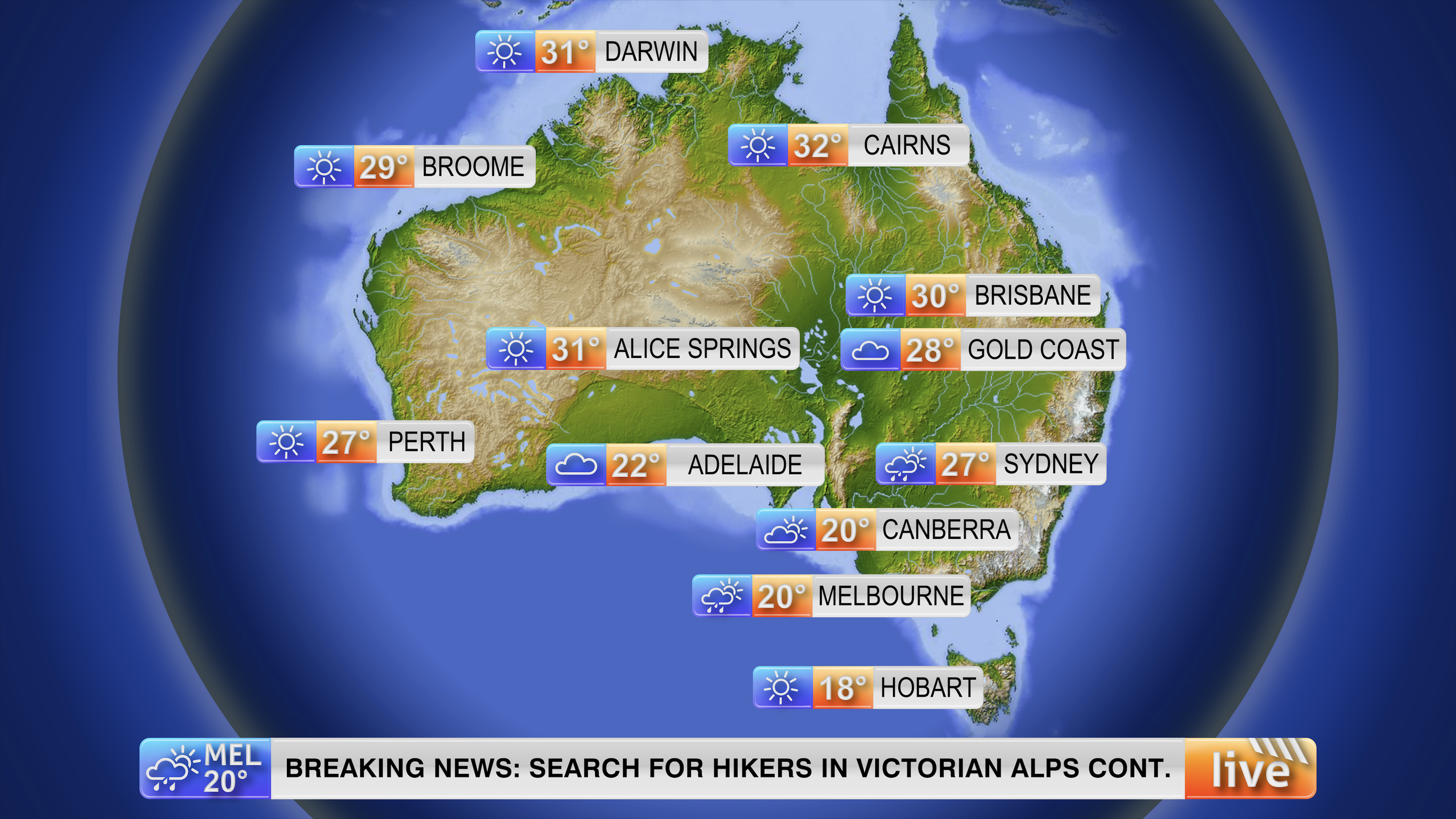 Temperature Map & Super Design