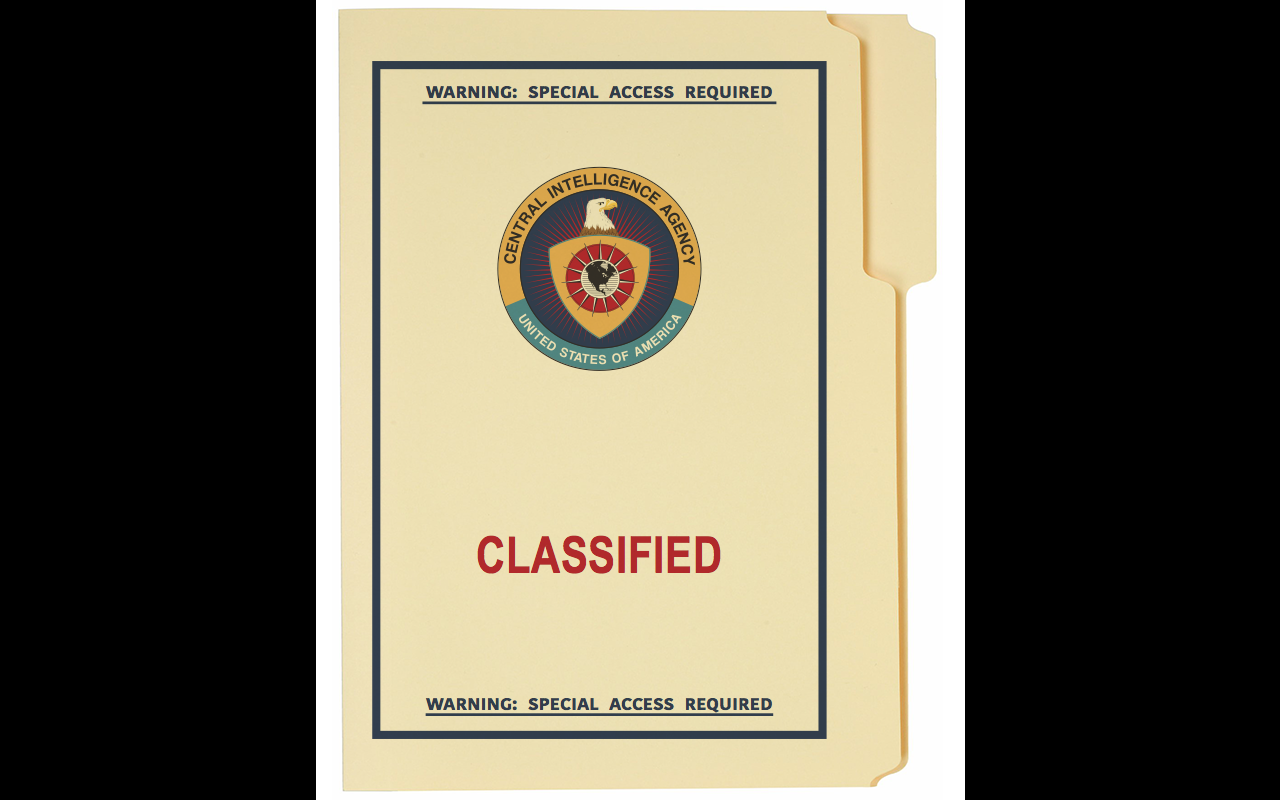 1980's CIA Classified Folder