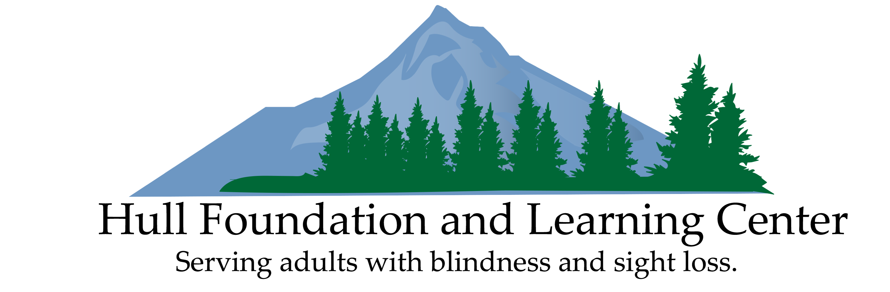 Hull Foundation and Learning Center logo, serving adults with blindness and sign loss, in high resolution.