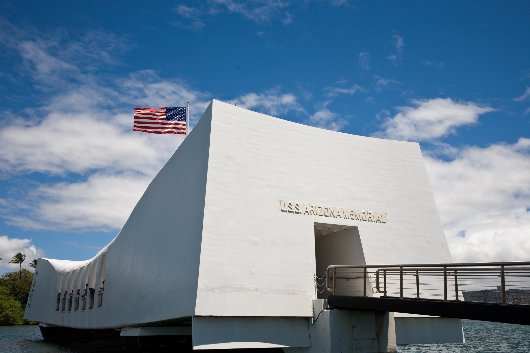 shutterstock_30205072-U.S.S. Arizona Memorial in Pearl Harbor.