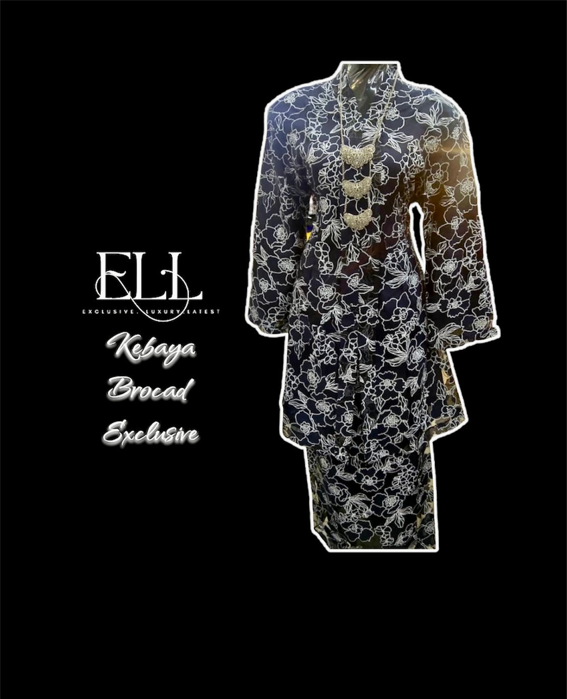 Premium Design Brokett Kurung moden And New Design 2024
