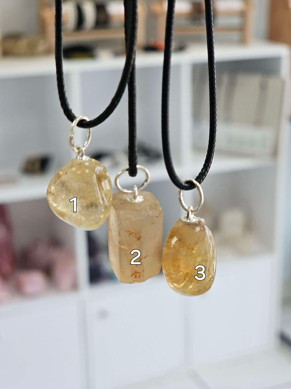Miniature : Pendentif Citrine Naturelle