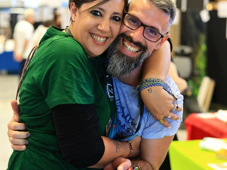 Marjorie et Ludwig sur le salon bien être d'Albi