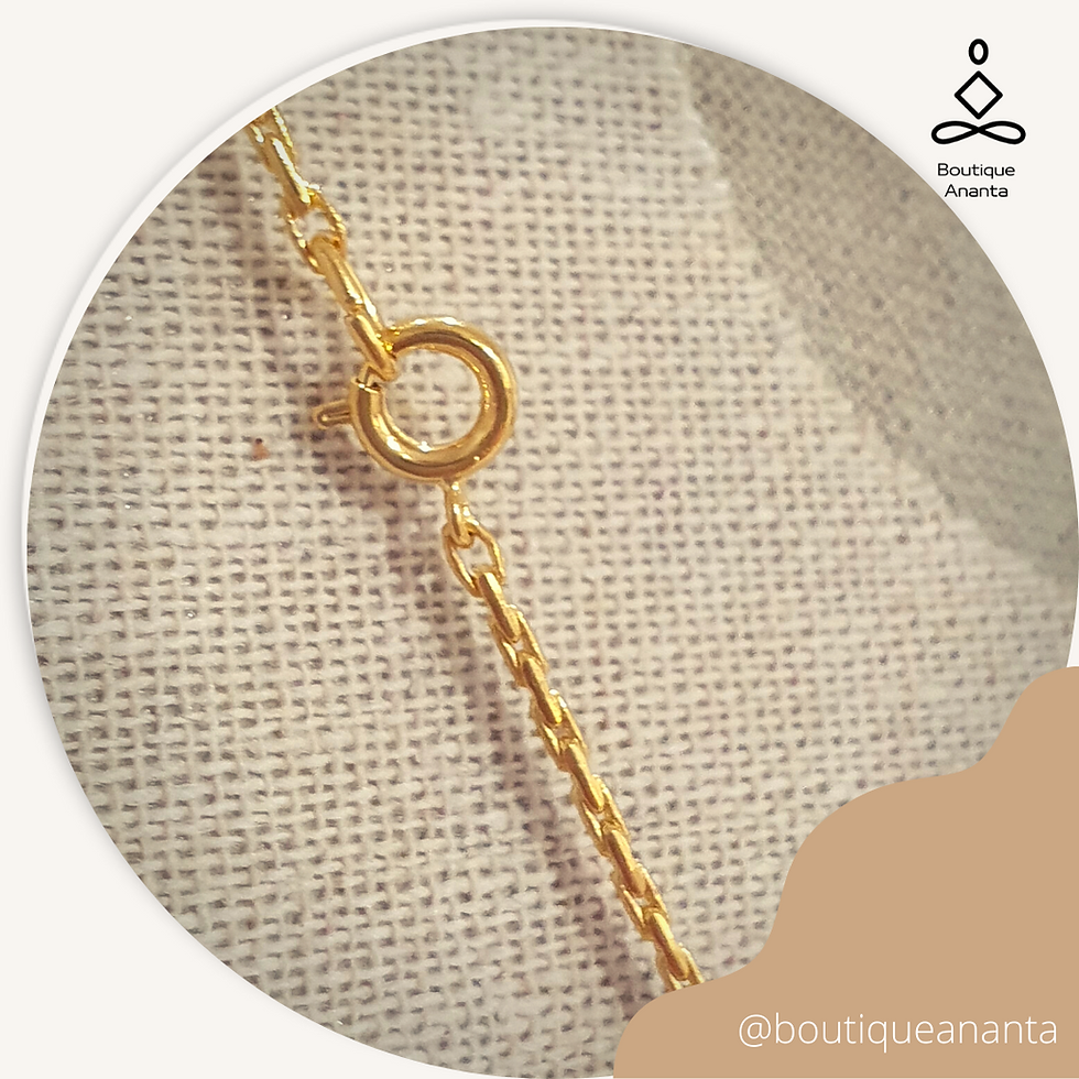 Miniature : Collier Donut Hématite "Force & Courage"
