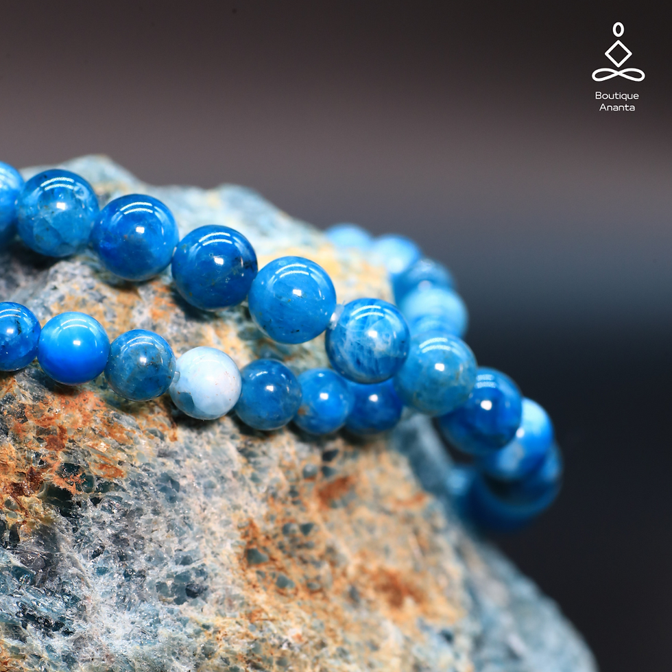 Miniature : Apatite bracelet pierres naturelles Albi Ananta