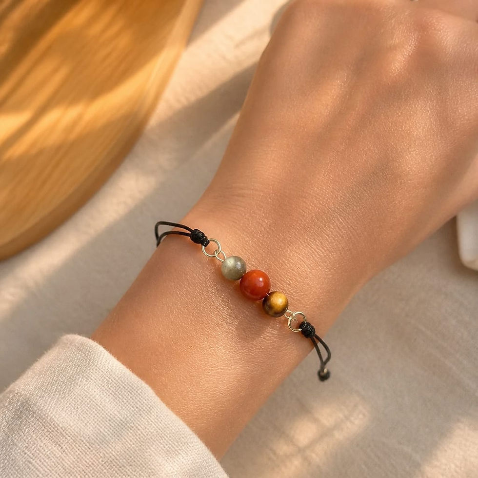 Miniature : Bracelets Message – Pierres Naturelles Artisanaux – Ajustables | Boutique Ananta