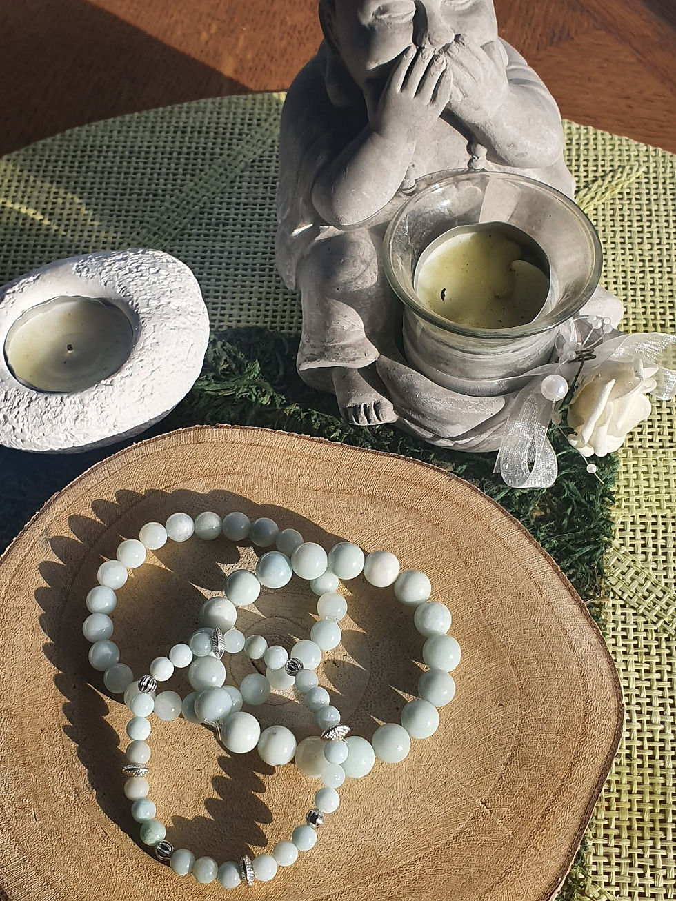Miniature : Amazonite bracelet pierres naturelles Albi Ananta