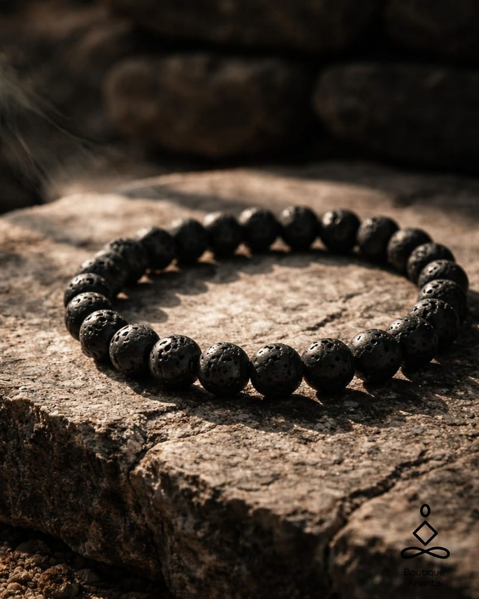 Miniature : Pierre de lave bracelet pierres naturelles Albi Ananta