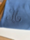 Vintage monogrammed linen