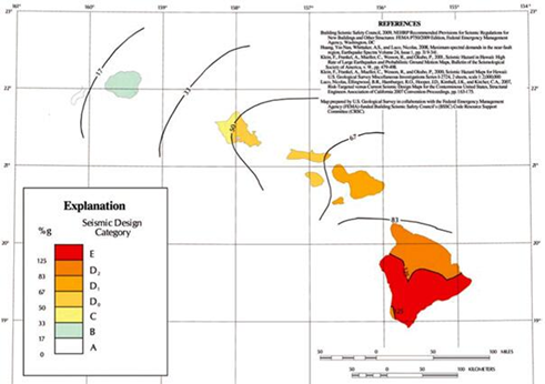 Hawaii Earthquake Zones