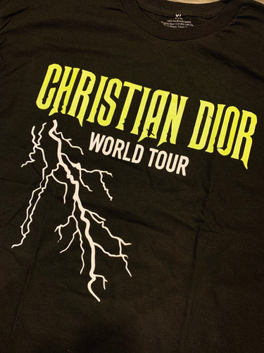 C.DiOR WORLD TOUR TEE | GOLD DIAMONDS