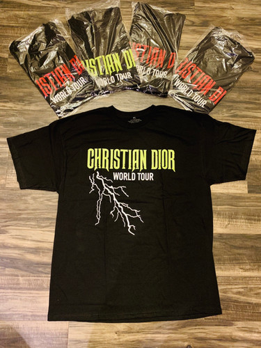 C.DiOR WORLD TOUR TEE | GOLD DIAMONDS