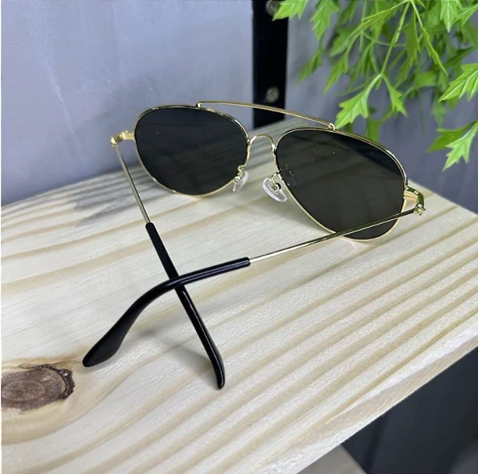 Miniatura: Aviador Prime Dourado Lente Preta