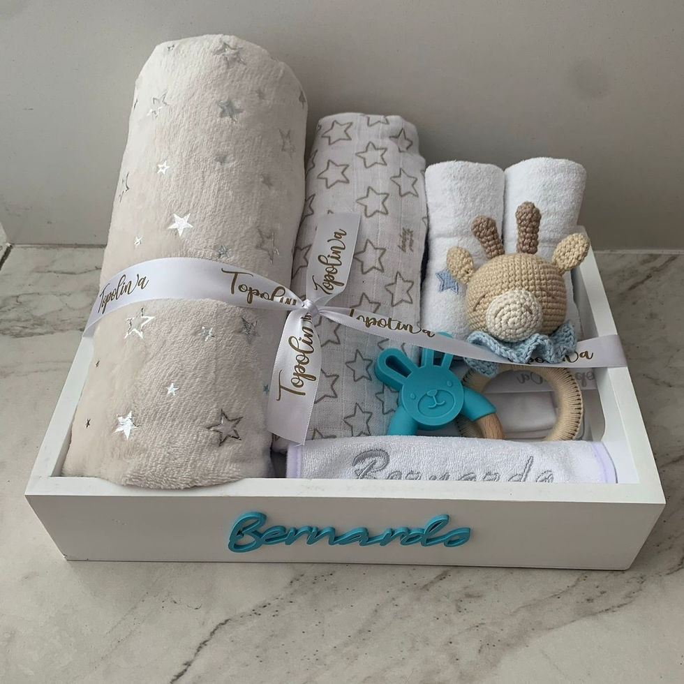 Miniatura: Canasta Baby Boy Grande
