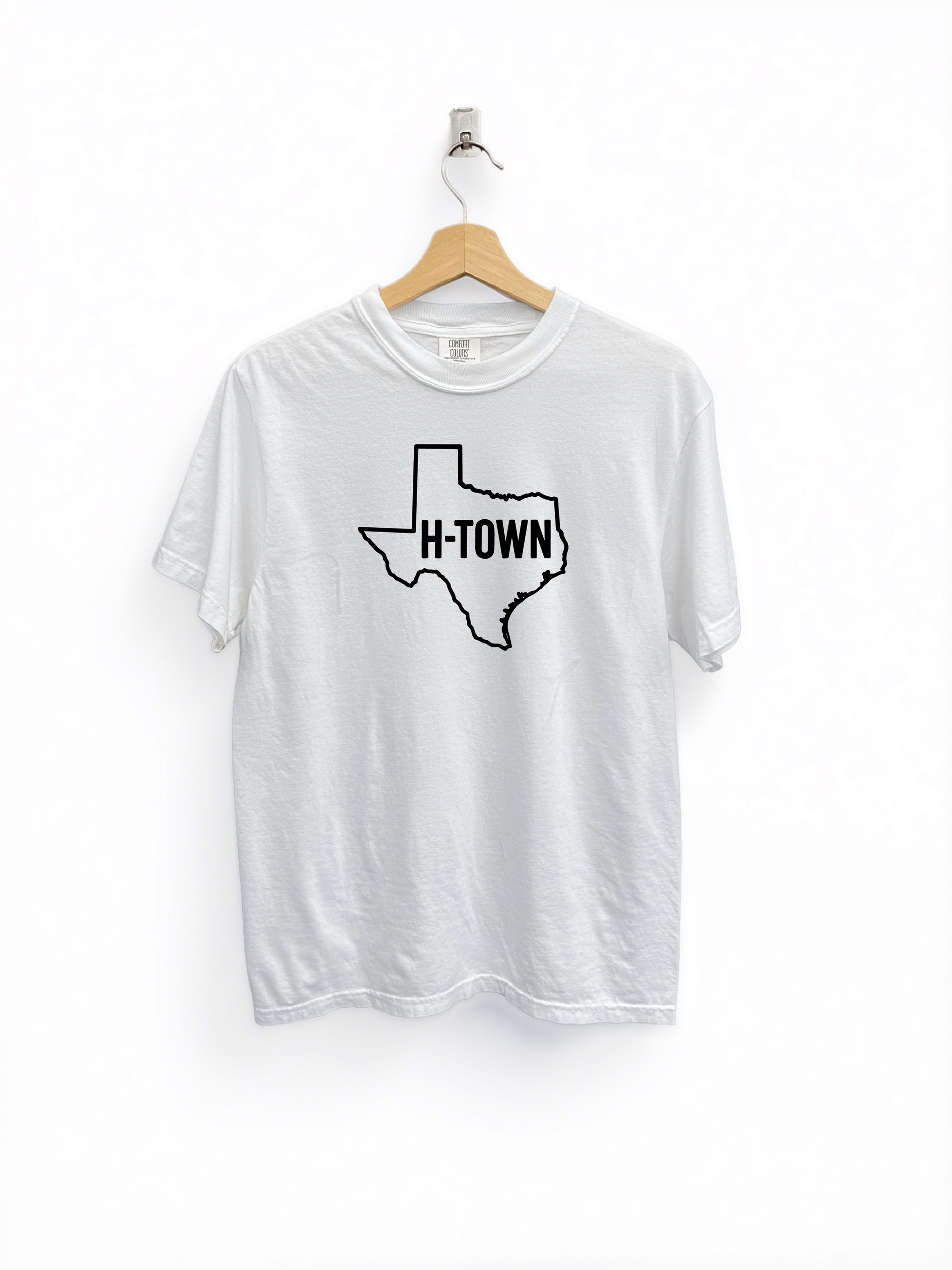 H-Town Texas State Tee | Houston Texas Pride Outline Graphic T-Shirt