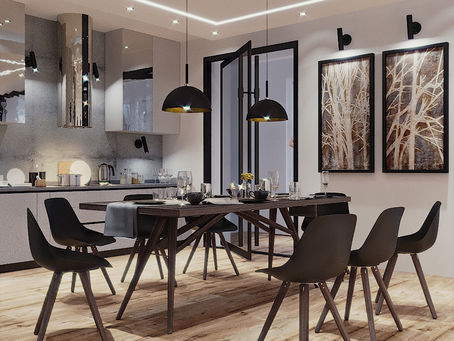 Концепт кухні hi-tech / loft