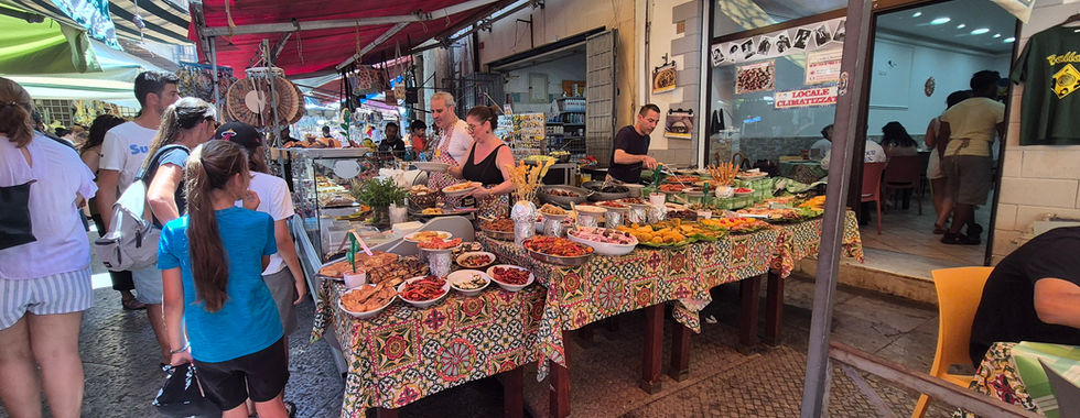 Etales du marché de Ballarò