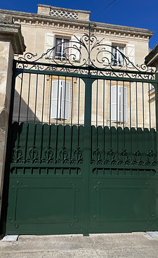 Peinture portail après