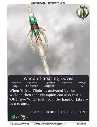Wand of Soaring Doves