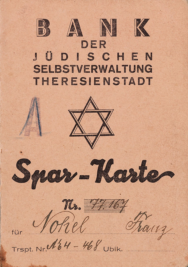 15_Sparkarte_der_Bank_der_Juedischen_Selbstverwaltung_im_Ghetto_Theresienstadt_Maerz_1945_300WEB