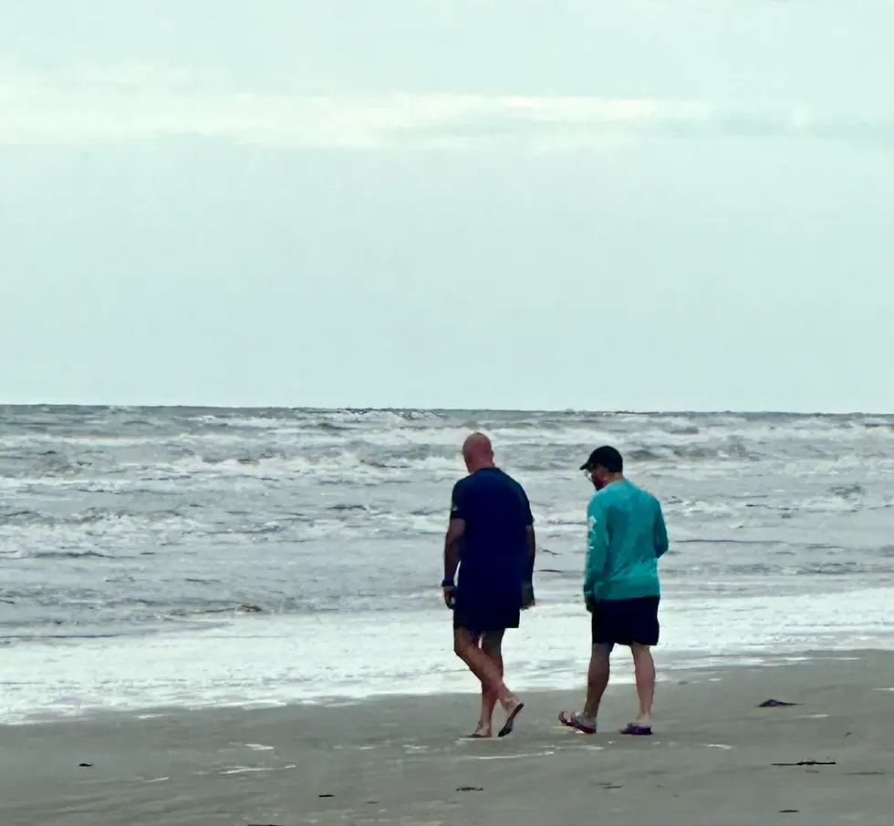 Photo Credit: Melissa Swonger; Pictured: Darin Swonger & RAE; Galveston Island, 2025